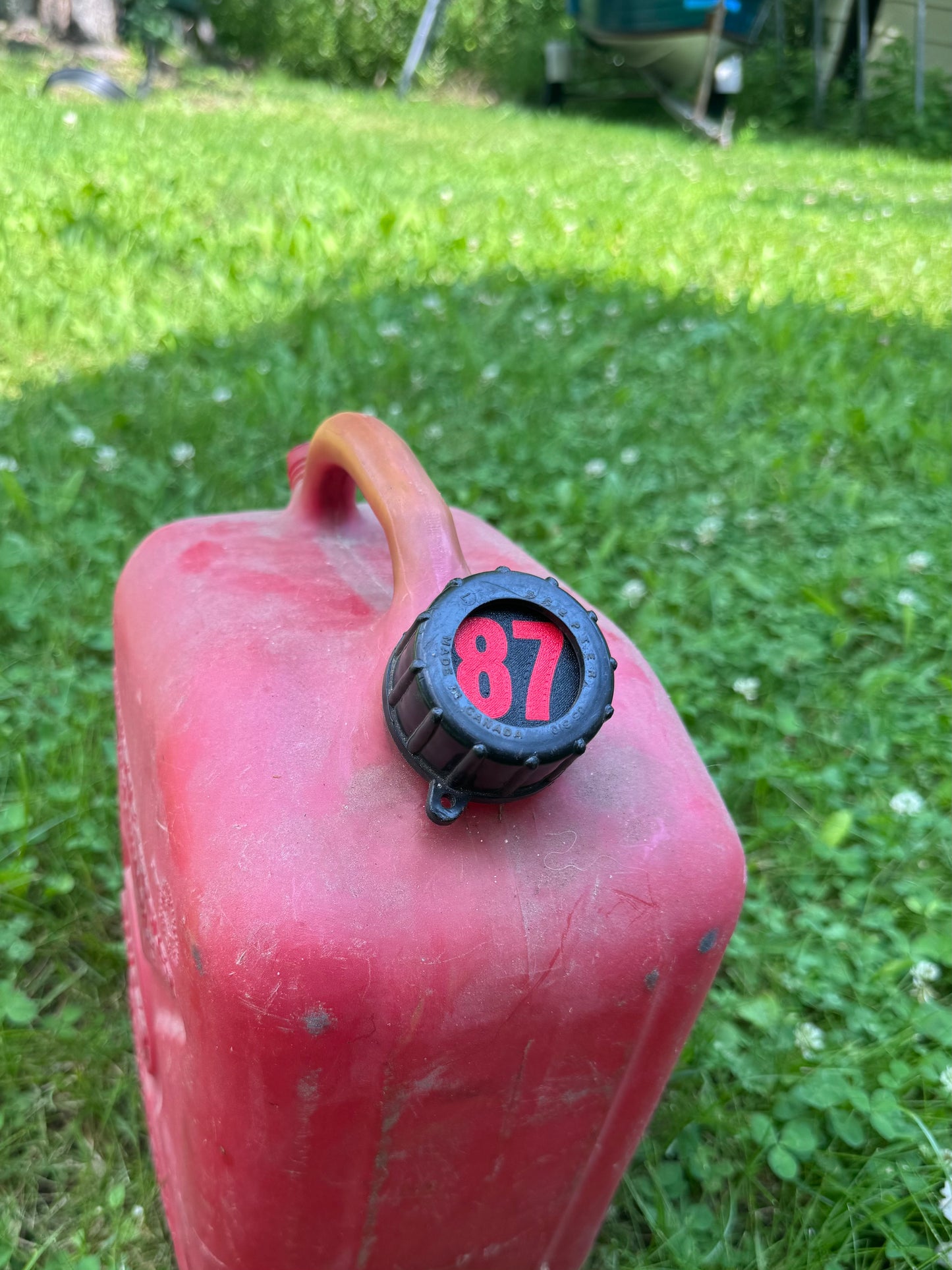 Jerry Can Gasoline Cap Fuel Type Labels